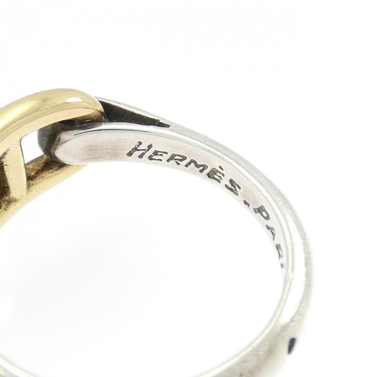 【ヴィンテージ】エルメス シェーヌダンクル リング
