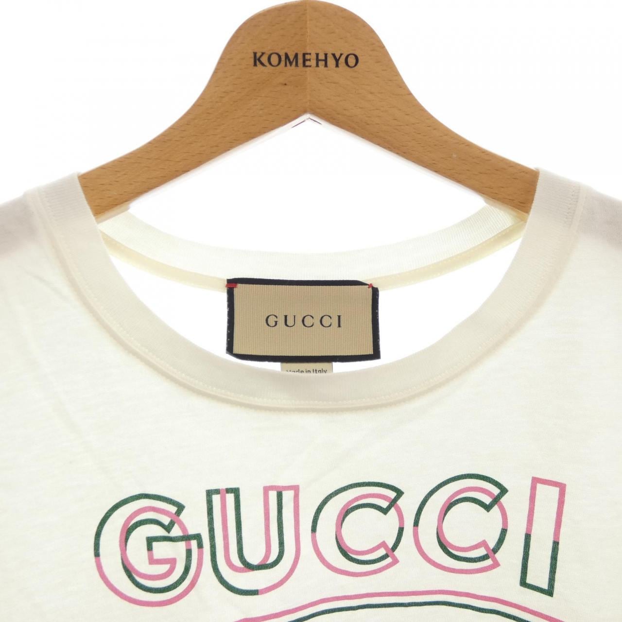 グッチ GUCCI GUCCIヴィンテージロゴ プリントTシャツ 717422 XJEWG Tシャツ