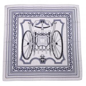 エルメス HERMES LES ROUES DE PHAETON BANDANA H244170S カレジェアン140 ショール