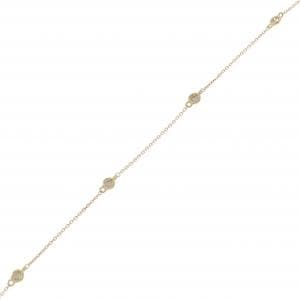 K18YG/K18WG ダイヤモンド ブレスレット 0.15CT