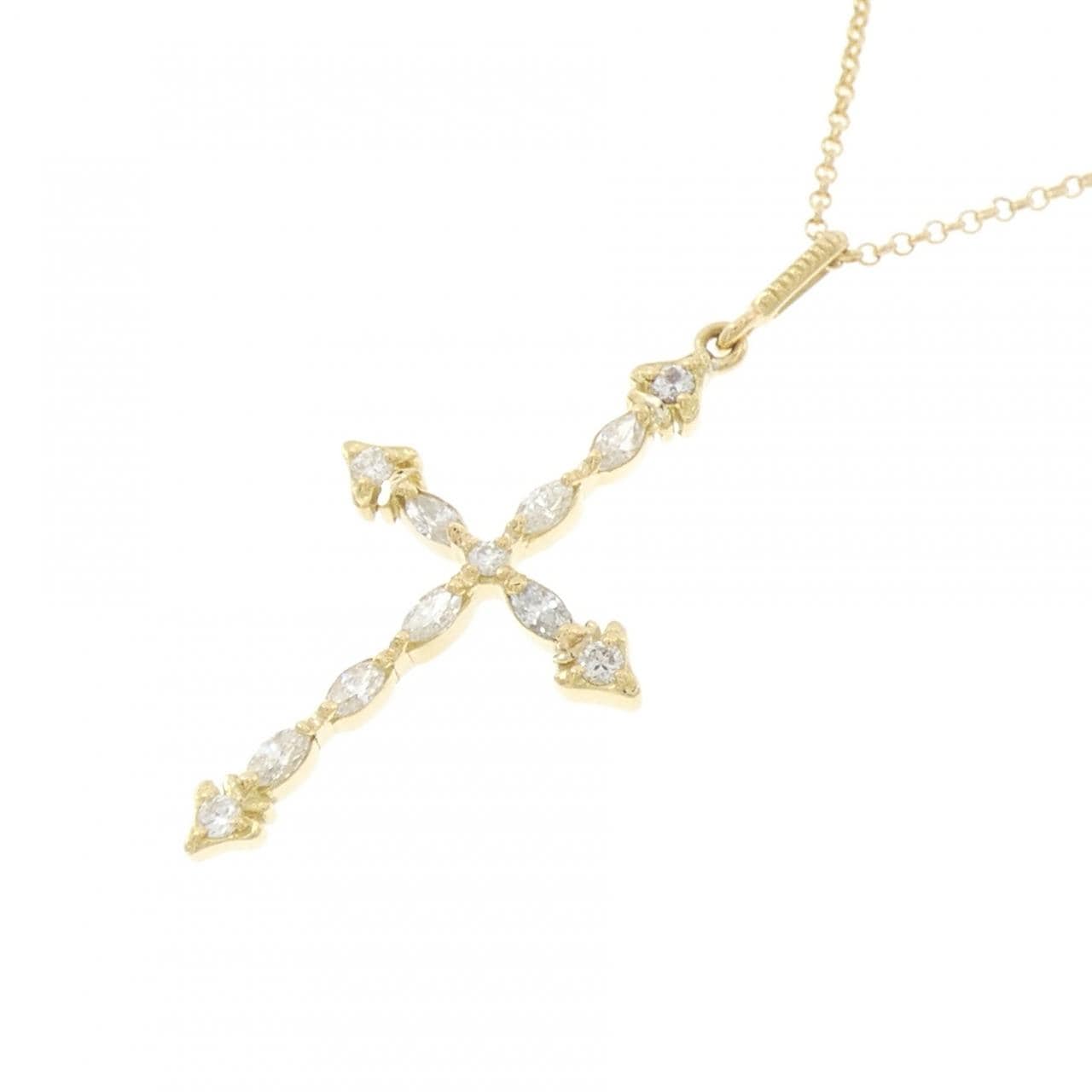 アーカー トランシアクロス ネックレス 0.26CT