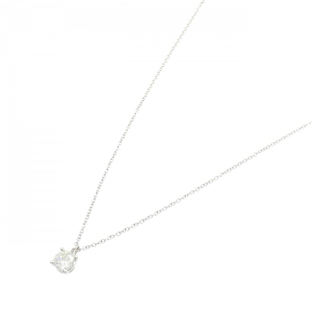 ティファニー ソリティア ネックレス 0.50CT J VVS1 3EXT