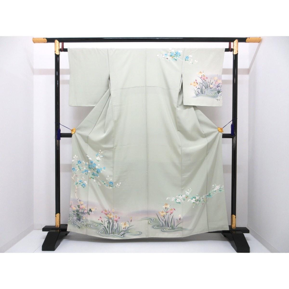 訪問着　友禅加工ボカシ染　裄丈Ｓ寸