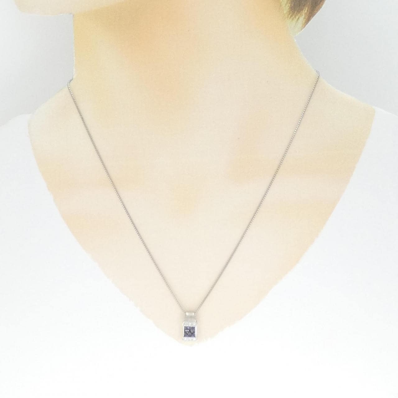 PT ガーネット ネックレス 0.59CT