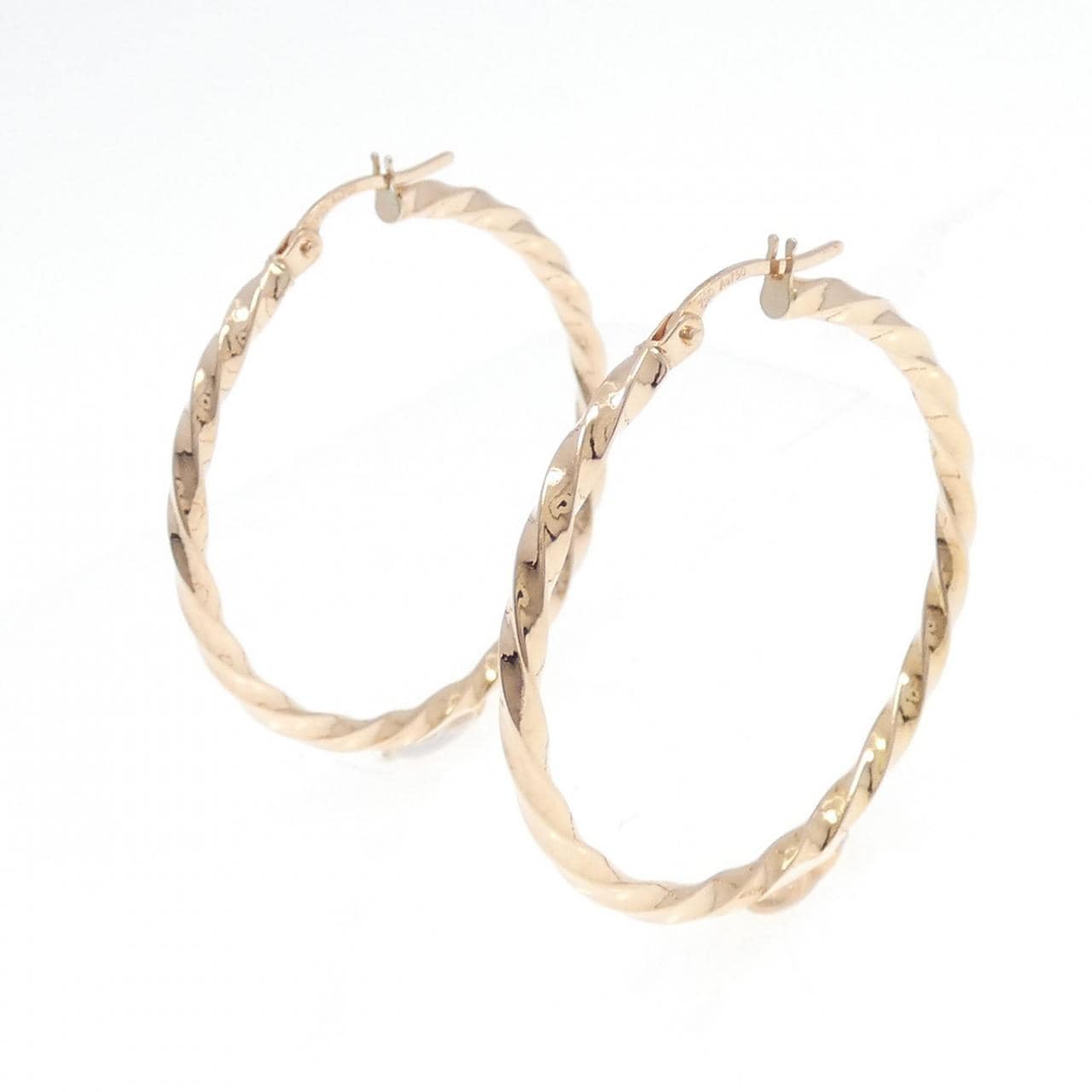 750PG hoop earrings