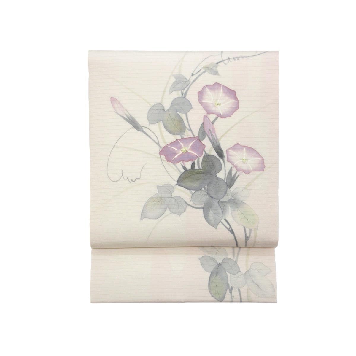 【未使用品】夏名古屋帯　絽塩瀬染帯　友禅金彩加工