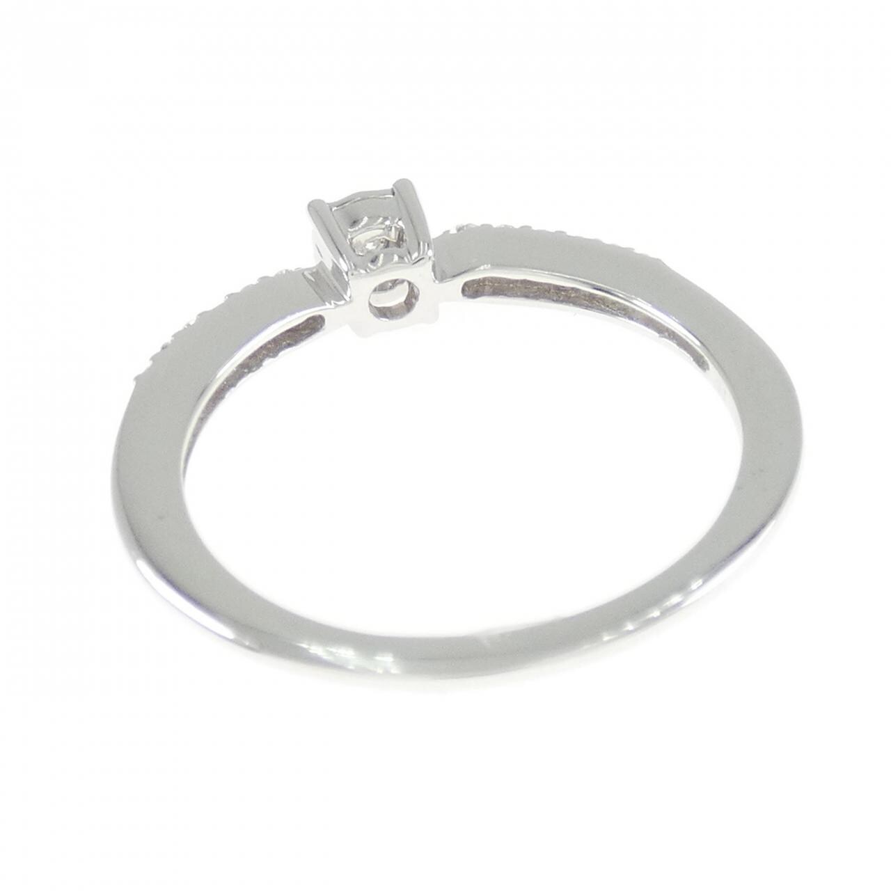 K18WG ダイヤモンド リング 0.10CT