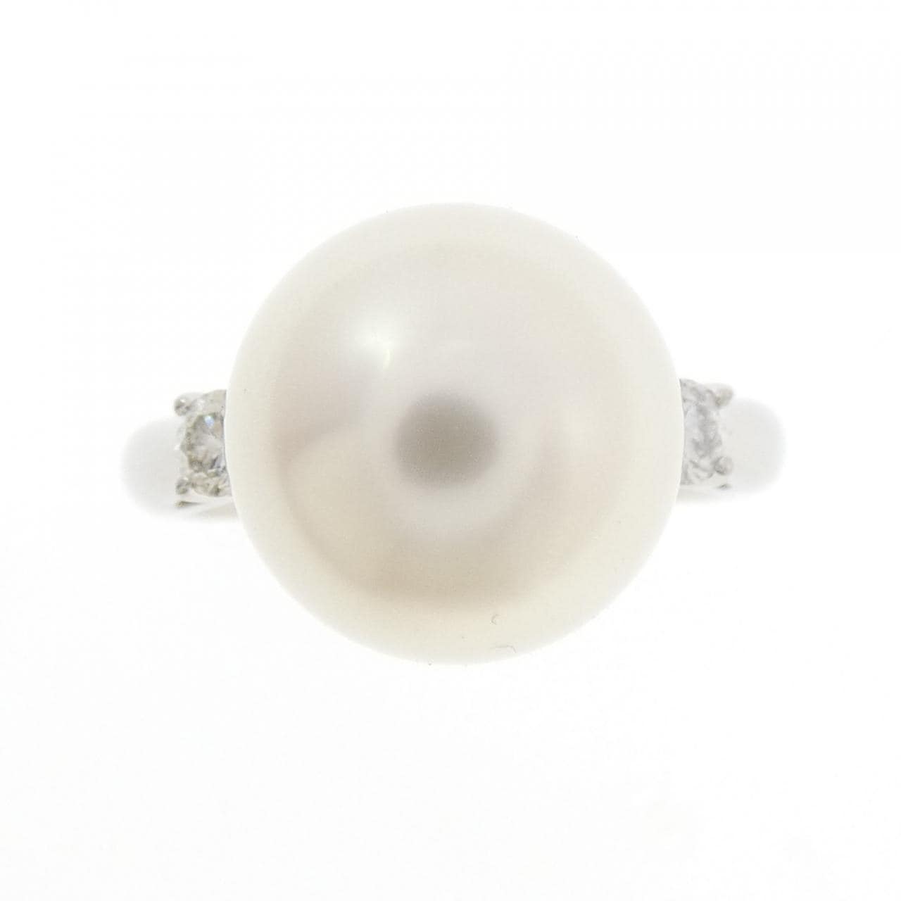PT900 白蝶パール リング 11.4mm