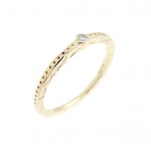 アガット ダイヤモンド ピンキーリング 0.01CT