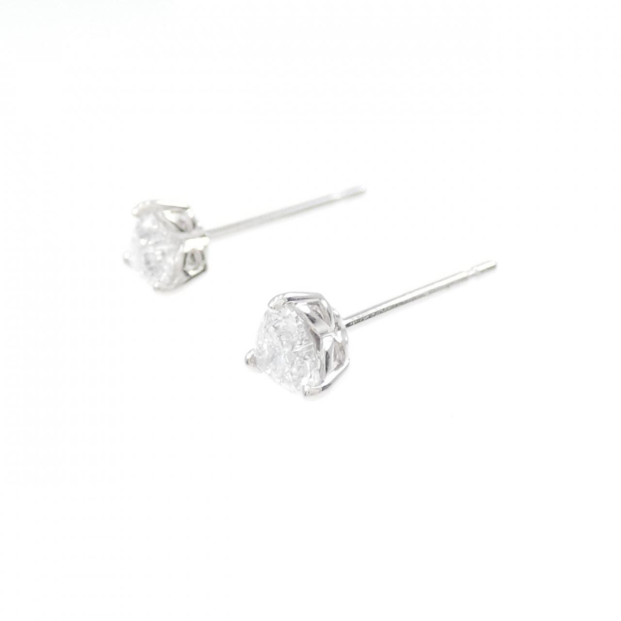 楽天市場】ダイヤモンド ピアス 一粒 0.7ct プラチナ Pt900 6本