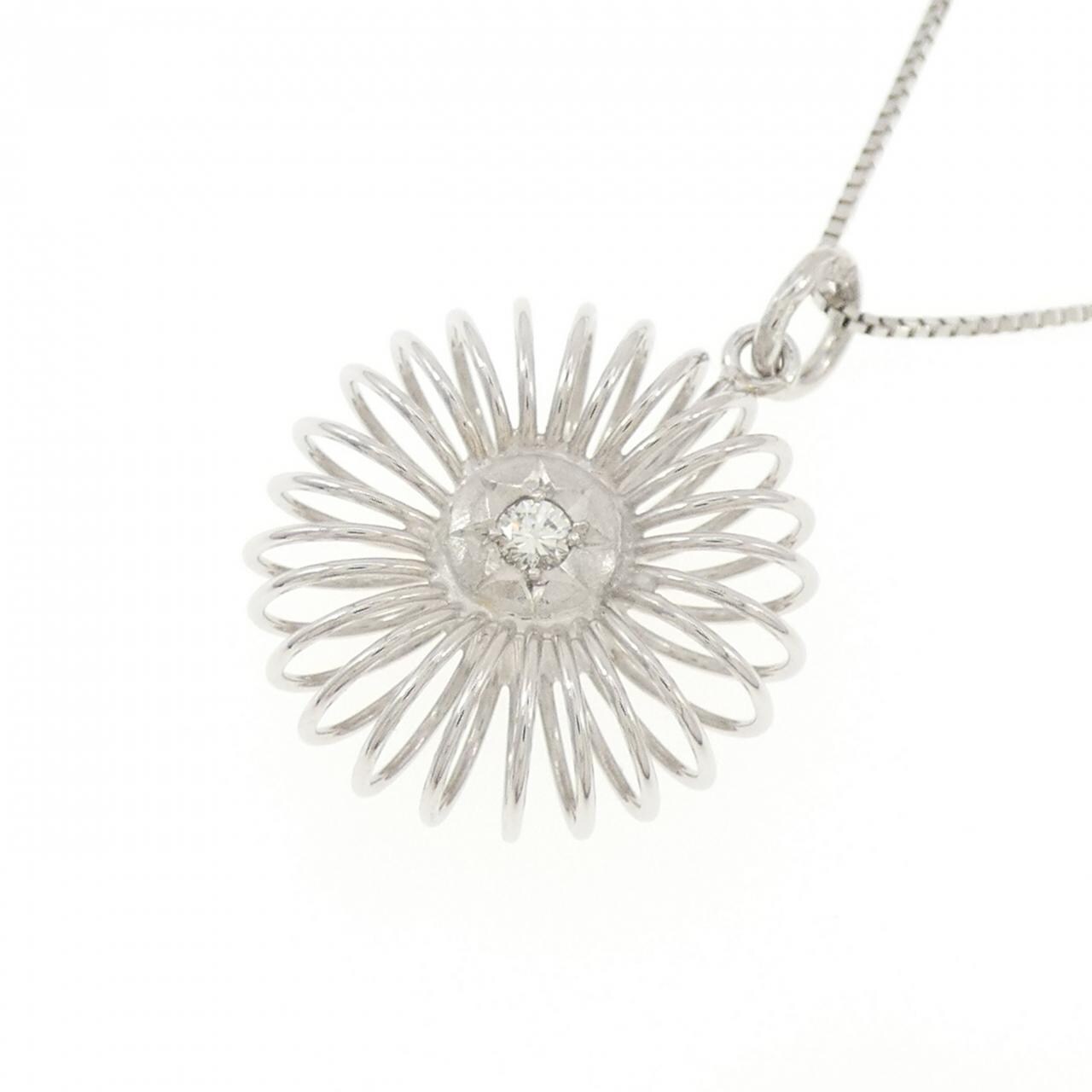 PT/PT850 ダイヤモンド ネックレス 0.13CT