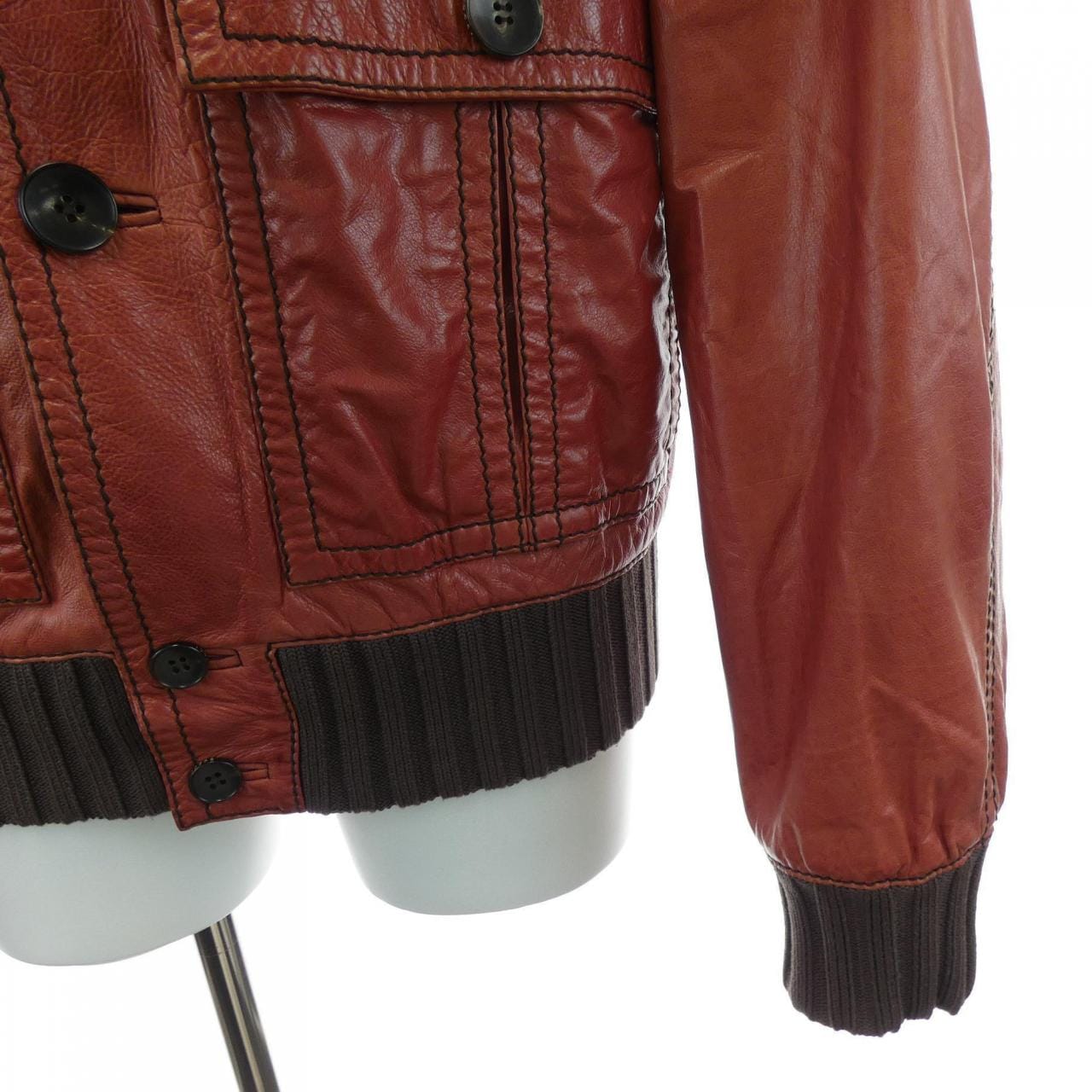 グッチ GUCCI 171472 XM561 レザージャケット