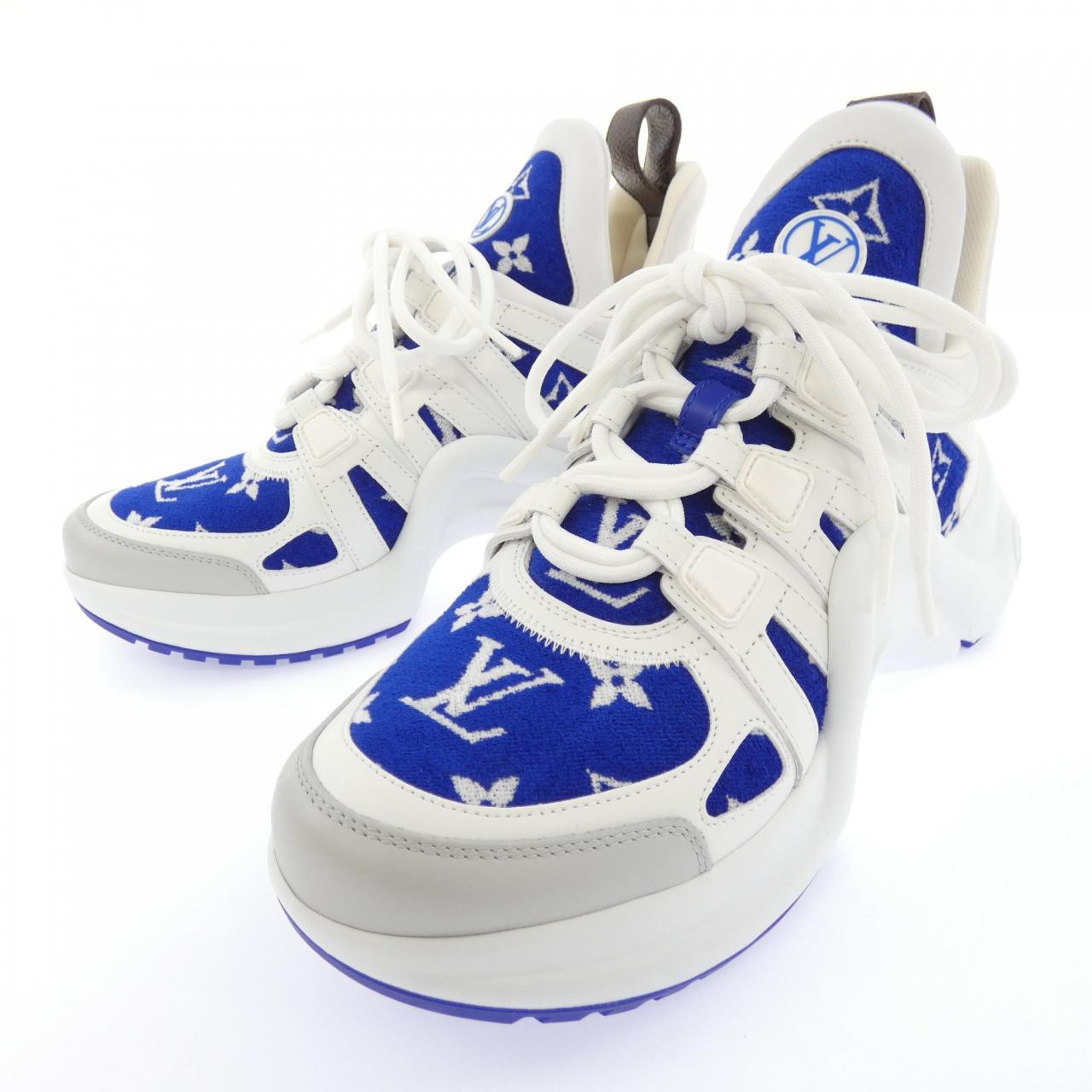 ルイヴィトン LOUIS VUITTON モノグラム ベルベット アークライトライン スニーカー