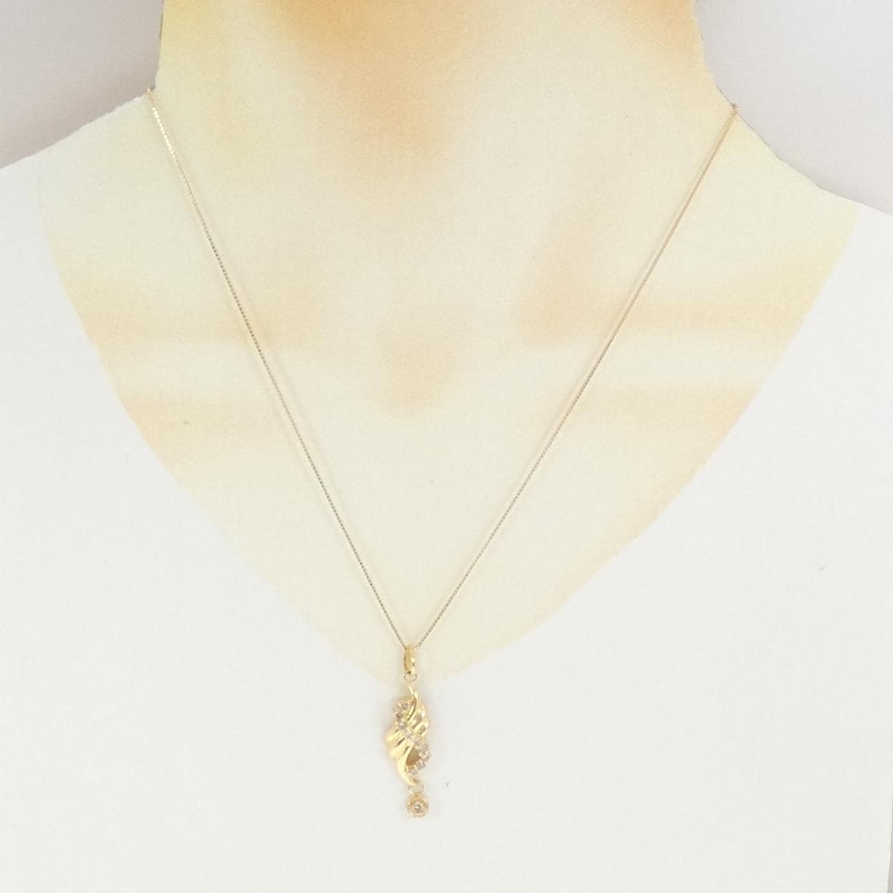 K18YG ダイヤモンド ネックレス 0.50CT