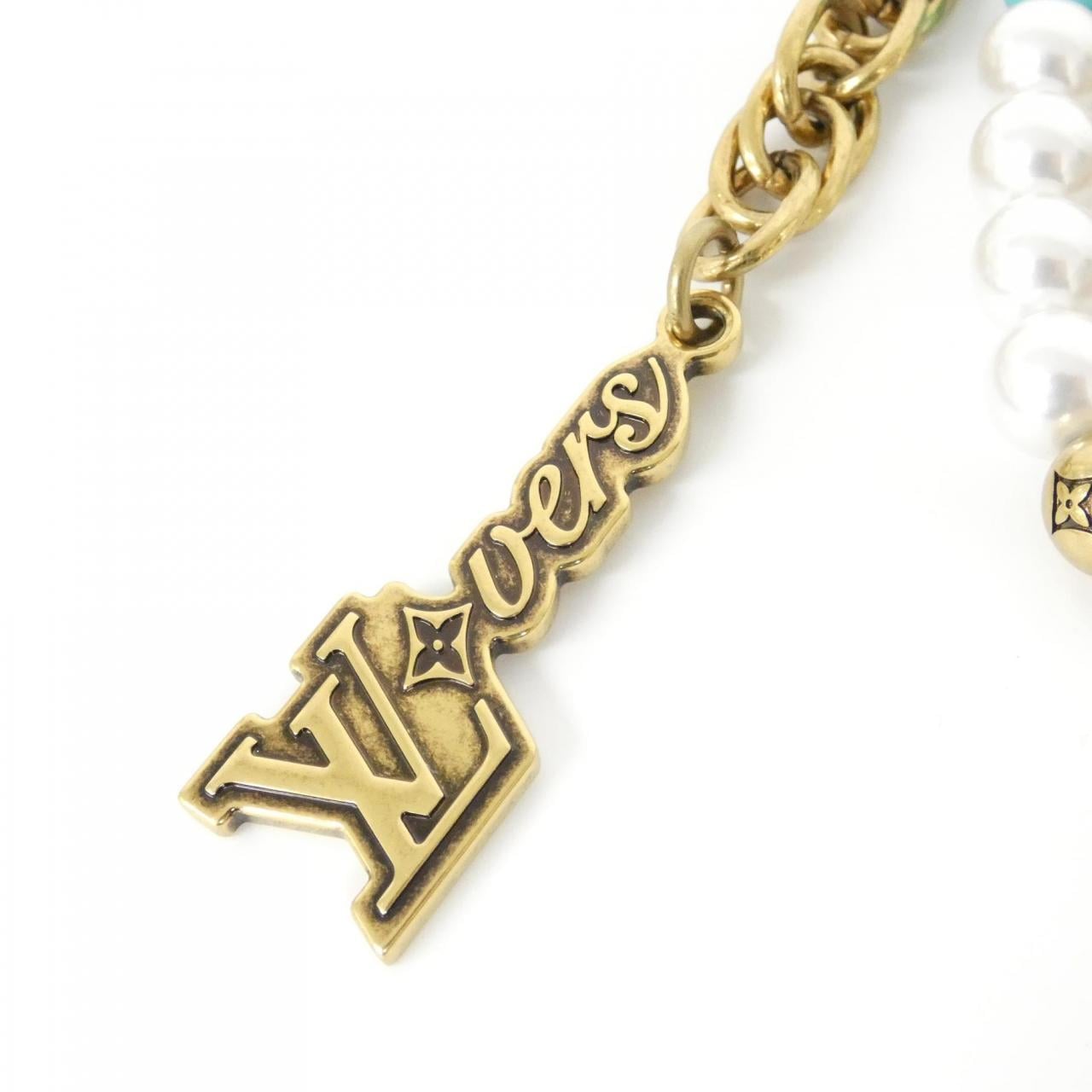 ルイヴィトン バッグ チャーム チェーン ターコイズロデオ M02097 バッグチャーム