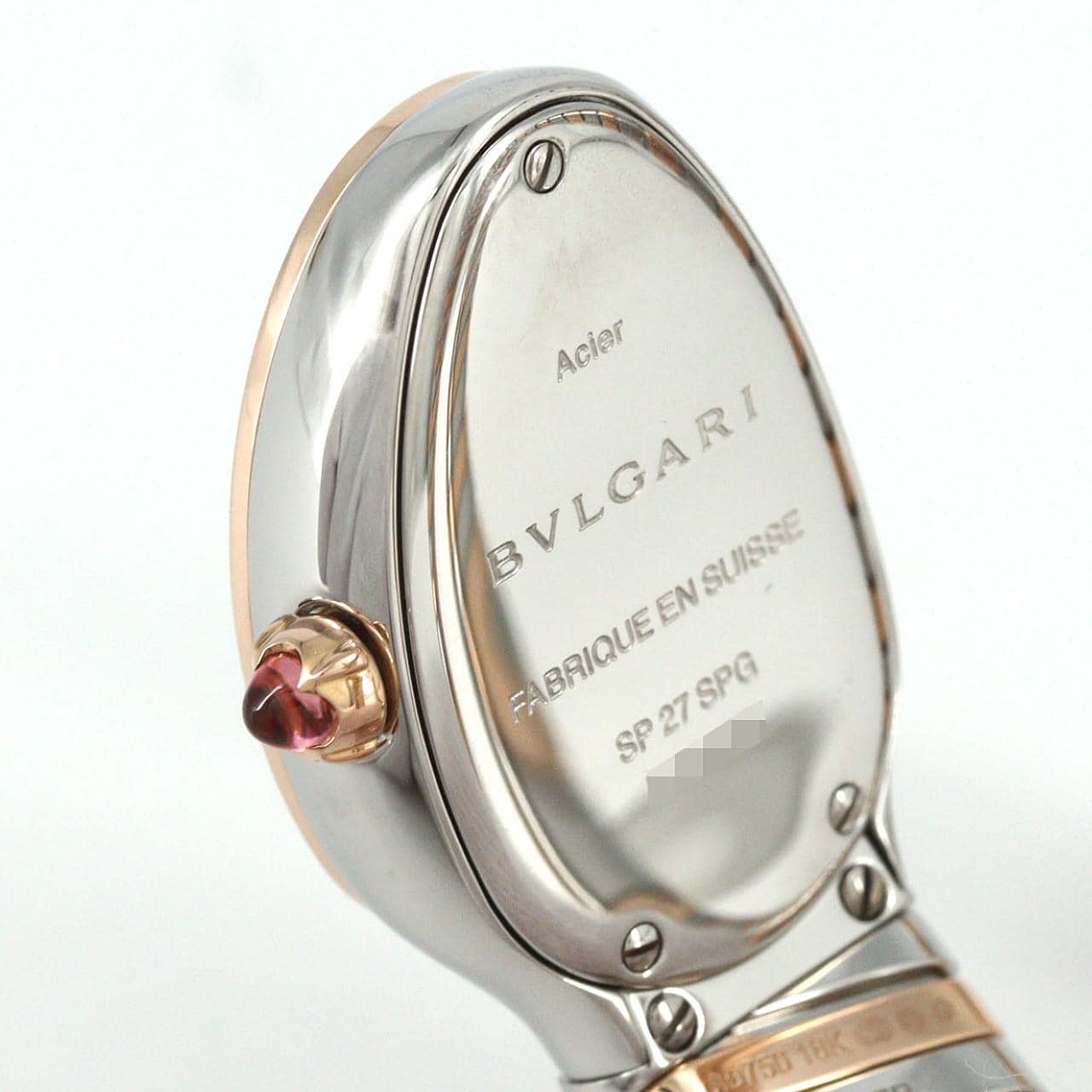 ブルガリ セルペンティトゥボガス PGコンビ/D Sサイズ SP27SPG/103131 SSxPG クォーツ