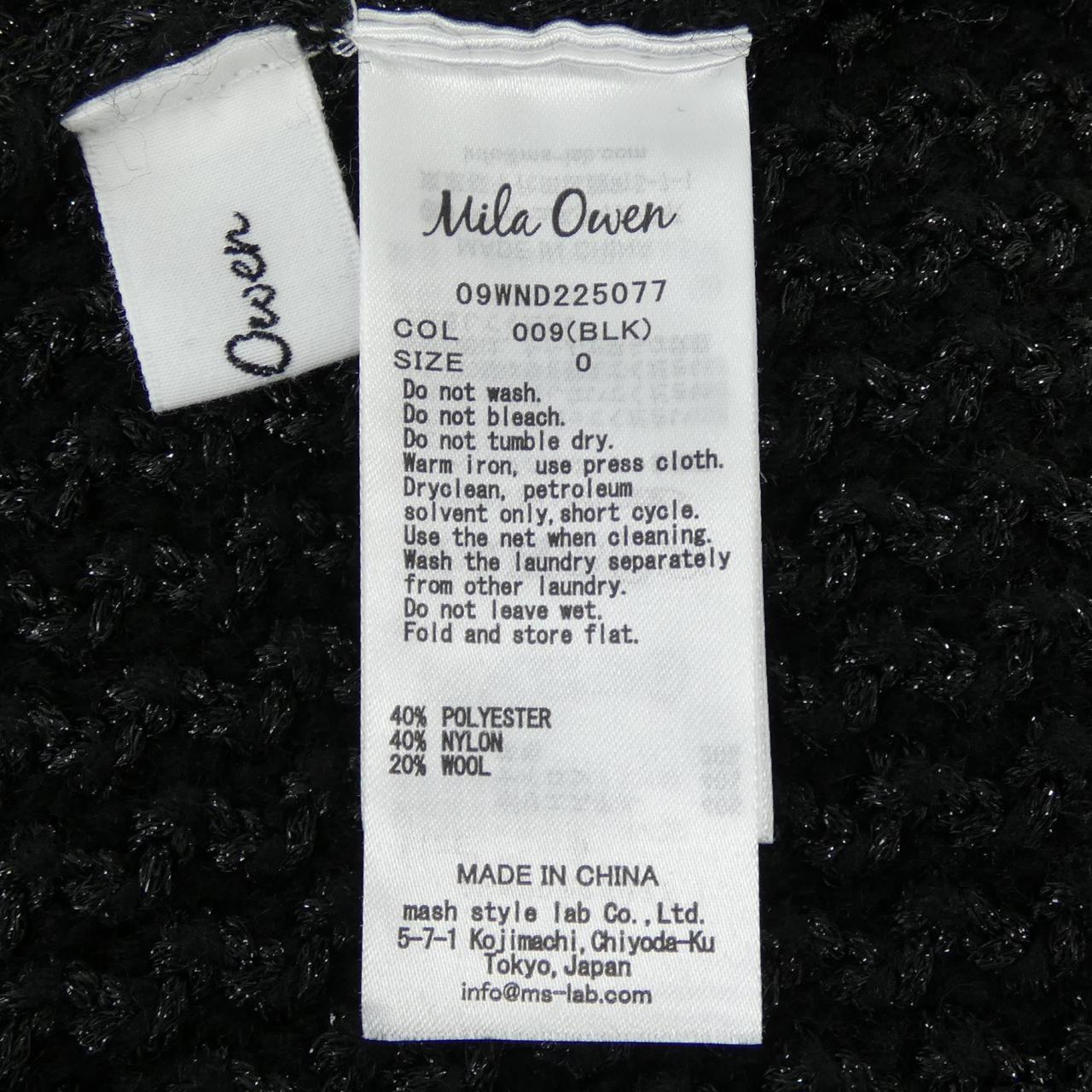 ミラオーウェン MILA OWEN ジャケット