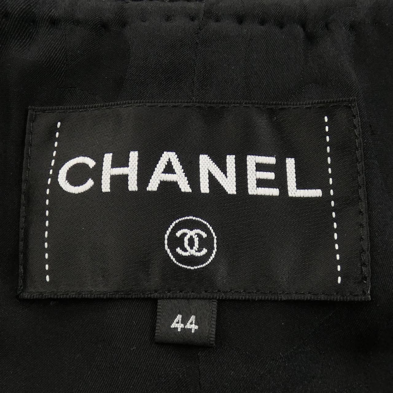 シャネル CHANEL LOOK56 P80445V72486 25B ノーカラージャケット