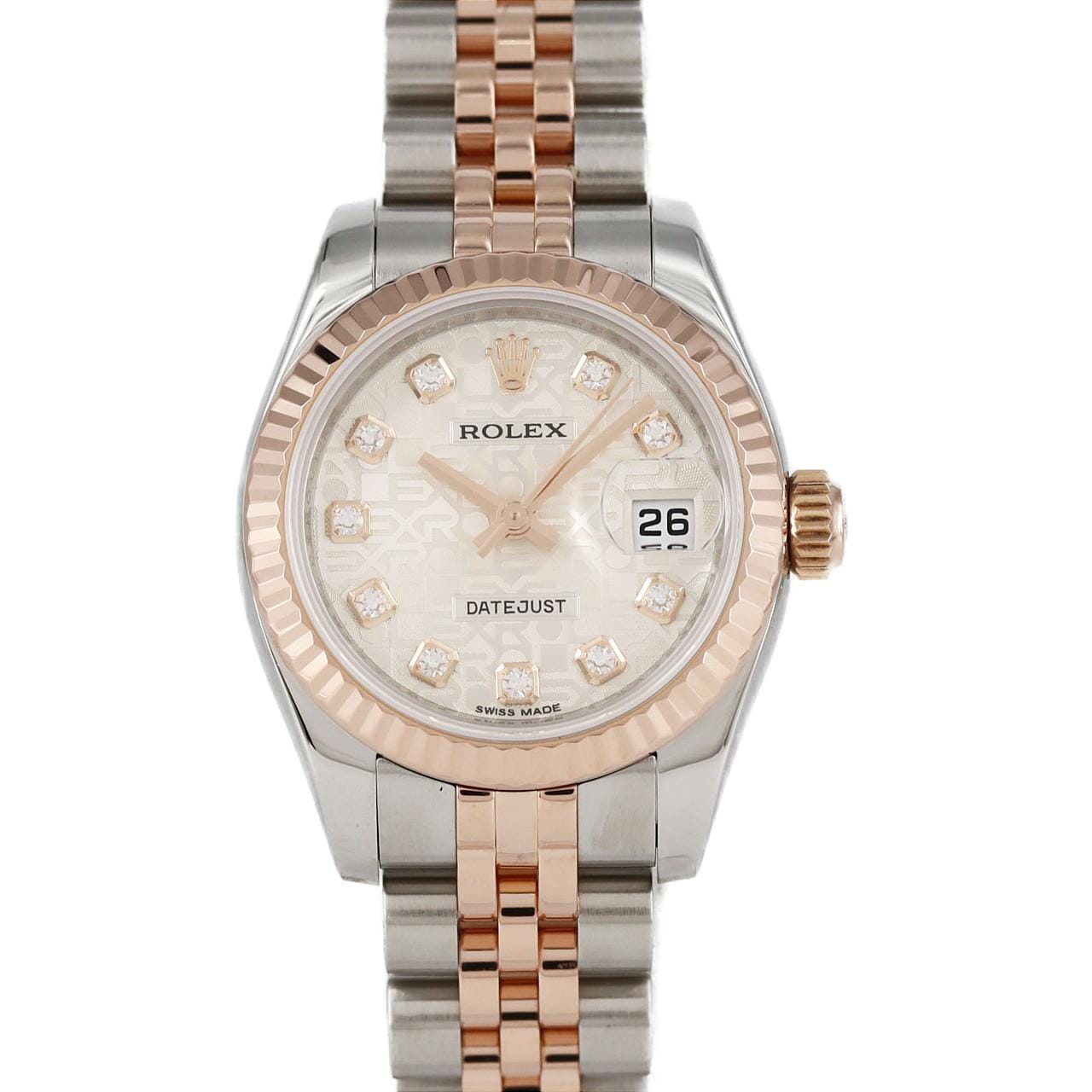 ロレックス デイトジャスト 179171G SSxPG 自動巻 ランダム番