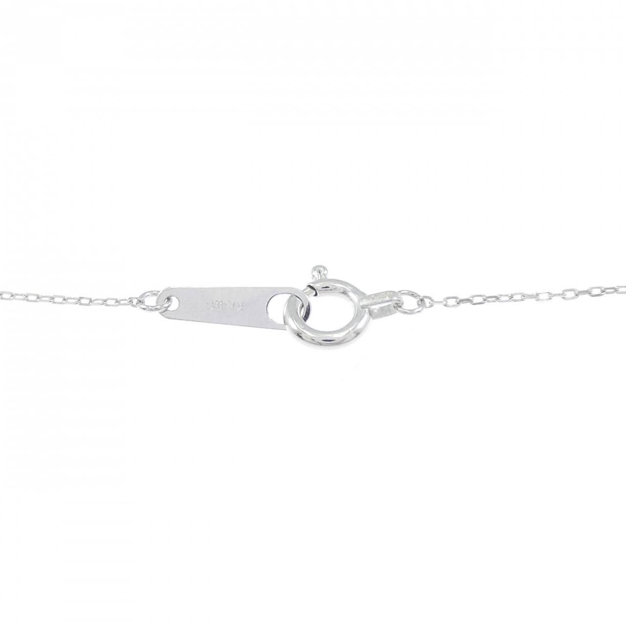 K18WG ダイヤモンド ネックレス 0.05CT