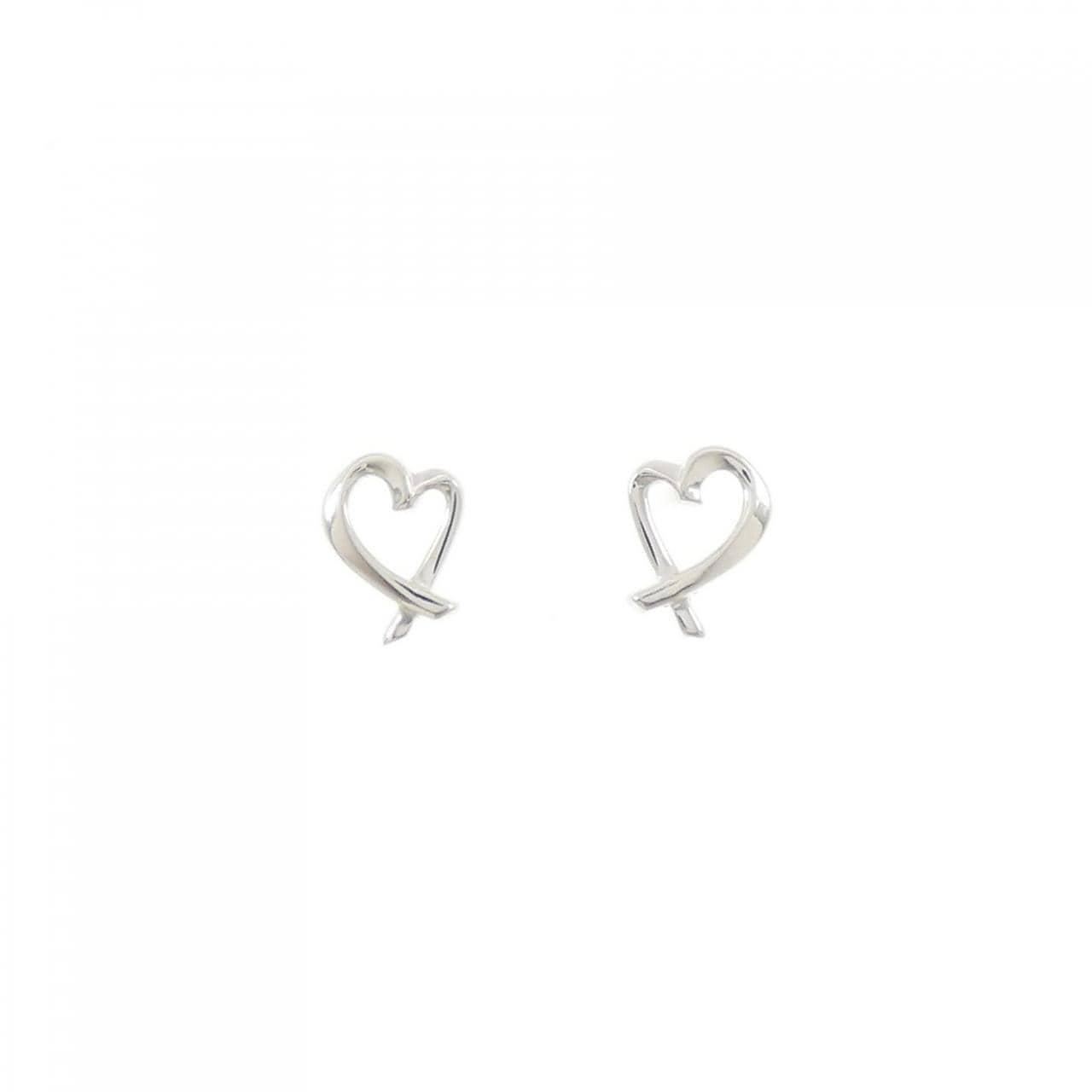 ティファニー ラビングハート ミニ ピアス