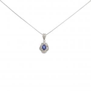 PT900/PT850 サファイヤ ネックレス 0.63CT
