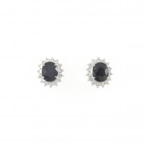 PT900 サファイヤ ピアス 1.86CT