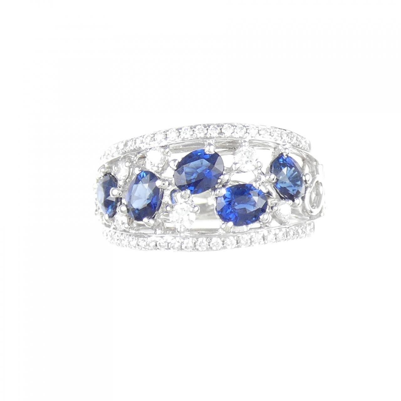 750WG Sapphire Ring 1.80CT