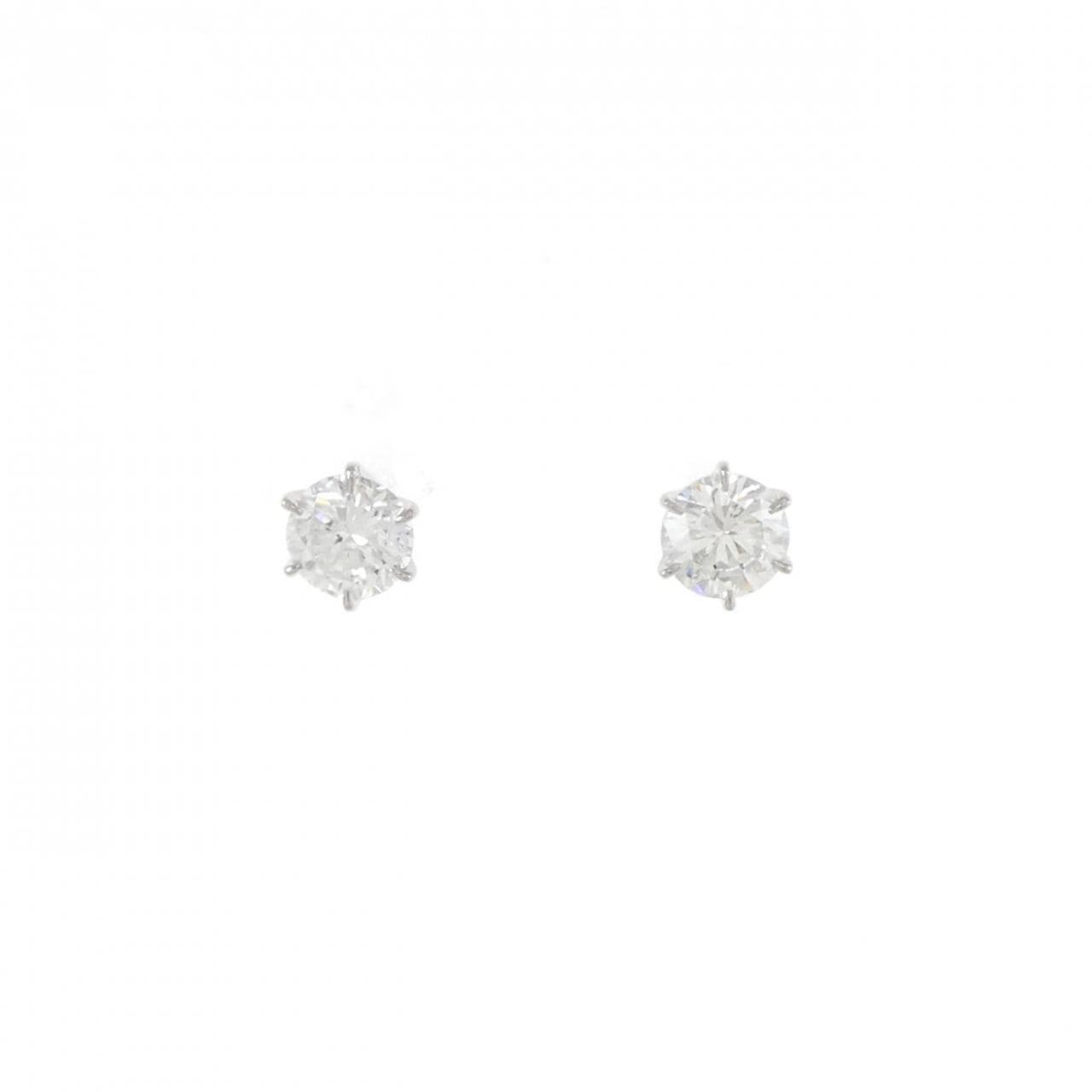[BRAND NEW] PT Diamond Earrings 0.516CT 0.512CT F SI2 Good