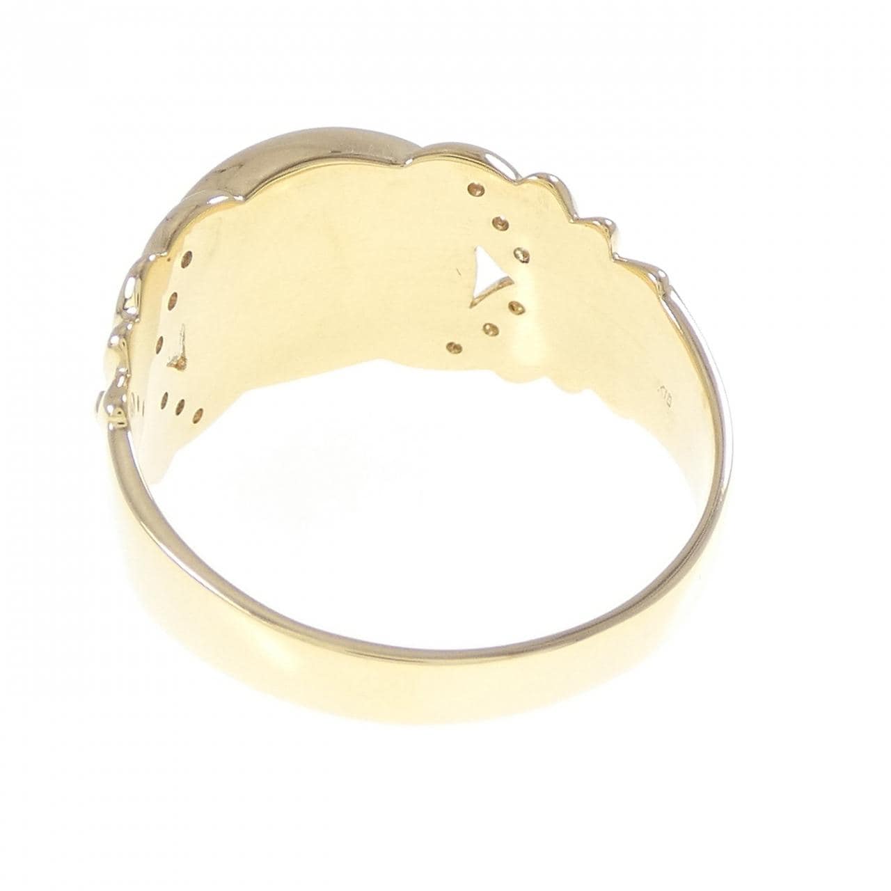 【新品】K18YG オニキス リング