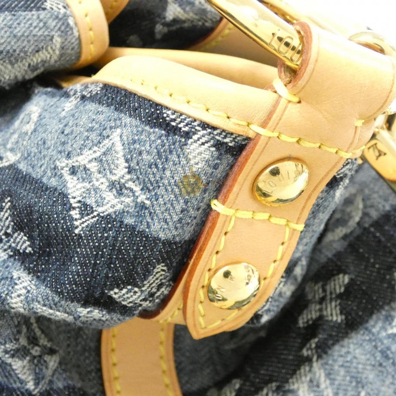 ルイヴィトン モノグラム デニム カバ レイエ GM M95336 バッグ