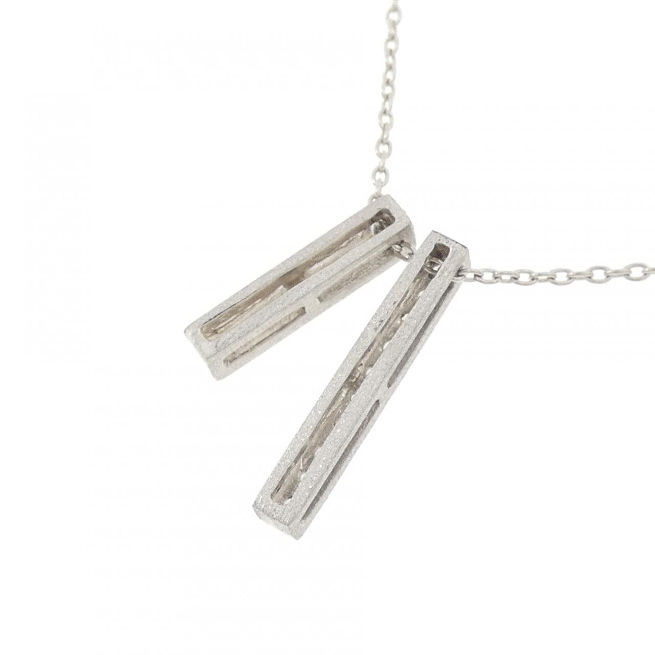 PT900/PT850 ダイヤモンド ネックレス 0.08CT
