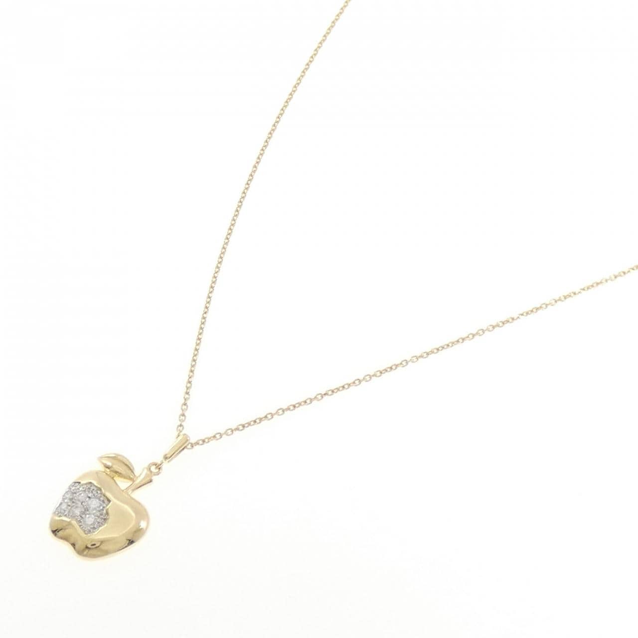 ミキモト アップル ダイヤモンド ネックレス 0.10CT