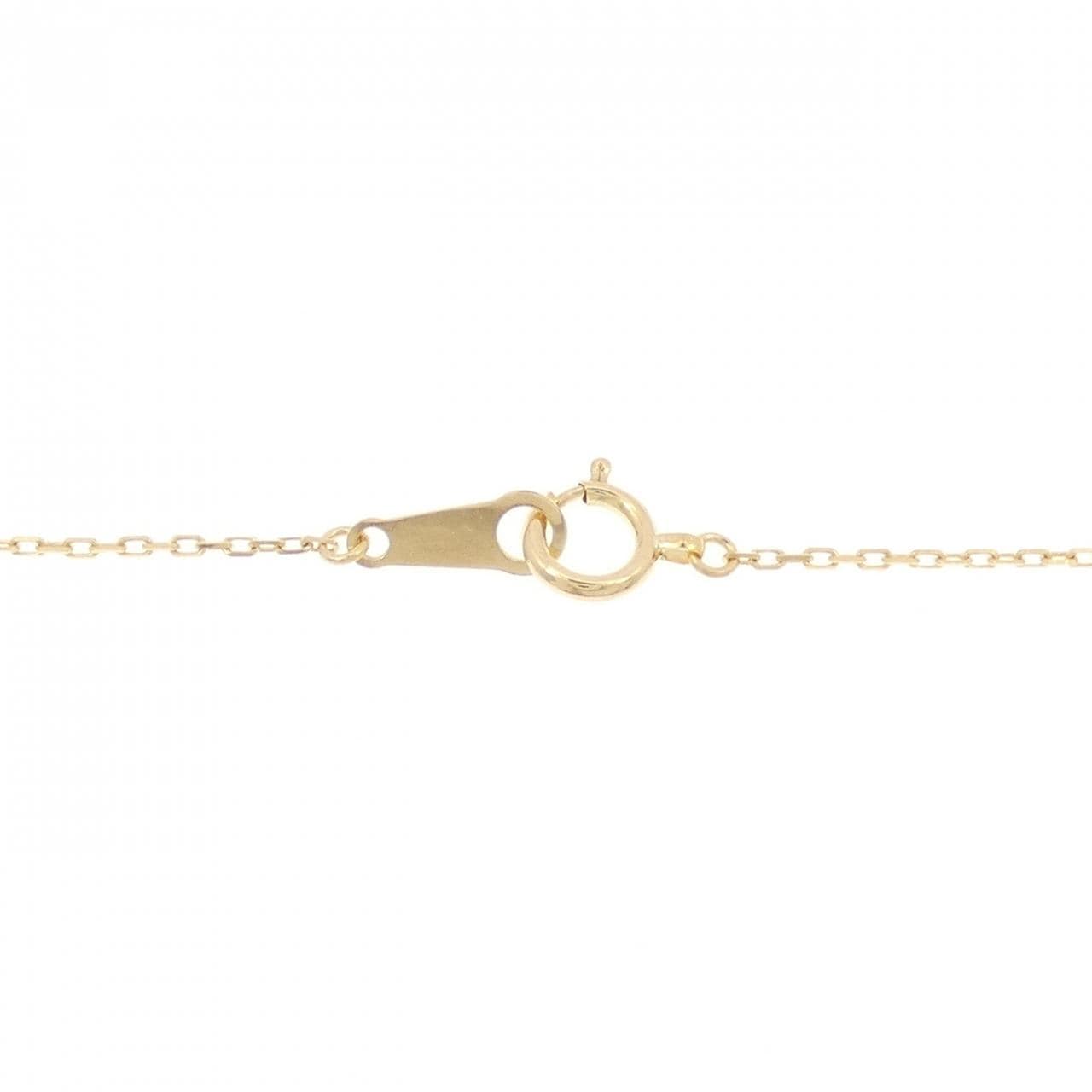 K18YG emerald necklace