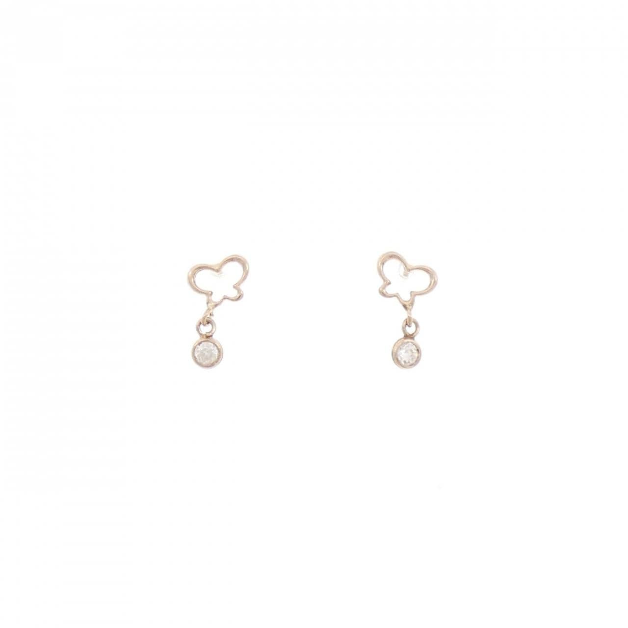 K10PG キュービック ピアス