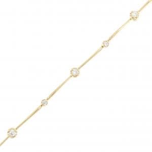 K18YG ダイヤモンド ブレスレット 0.30CT