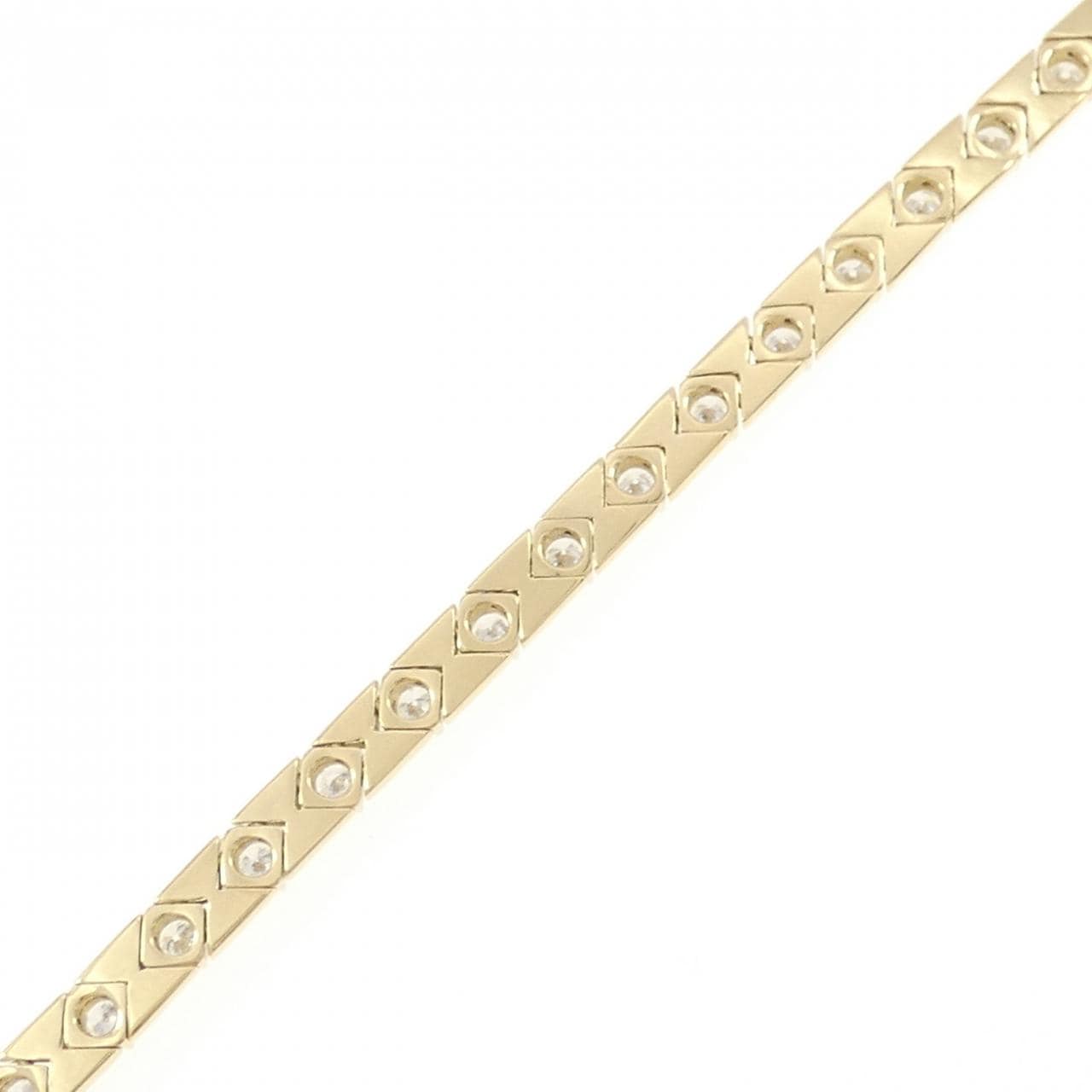 K18YG ダイヤモンド ブレスレット 2.20CT