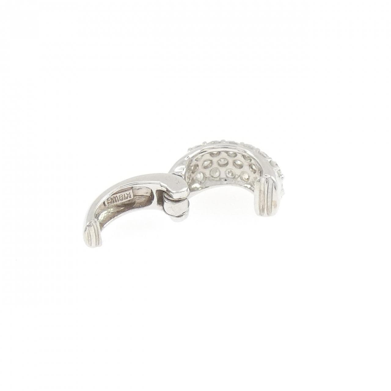 K18WG ダイヤモンド イヤーカフ 0.50CT 片耳