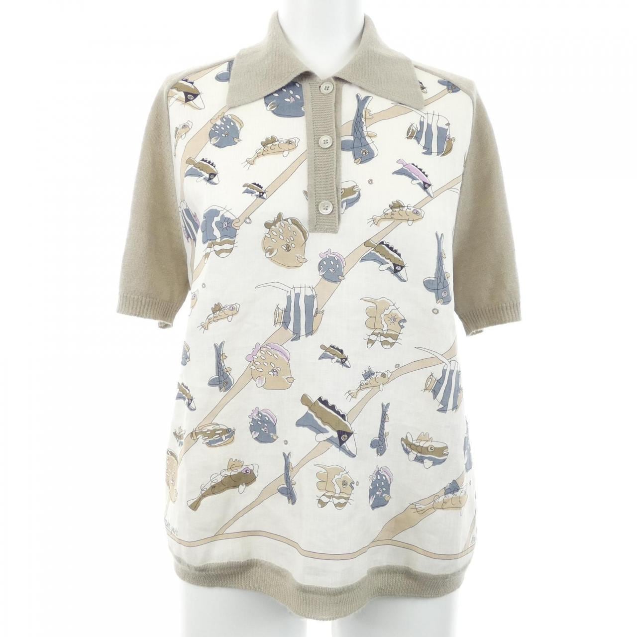 【ヴィンテージ】エルメス HERMES AU CLAIR DE LA MER トップス