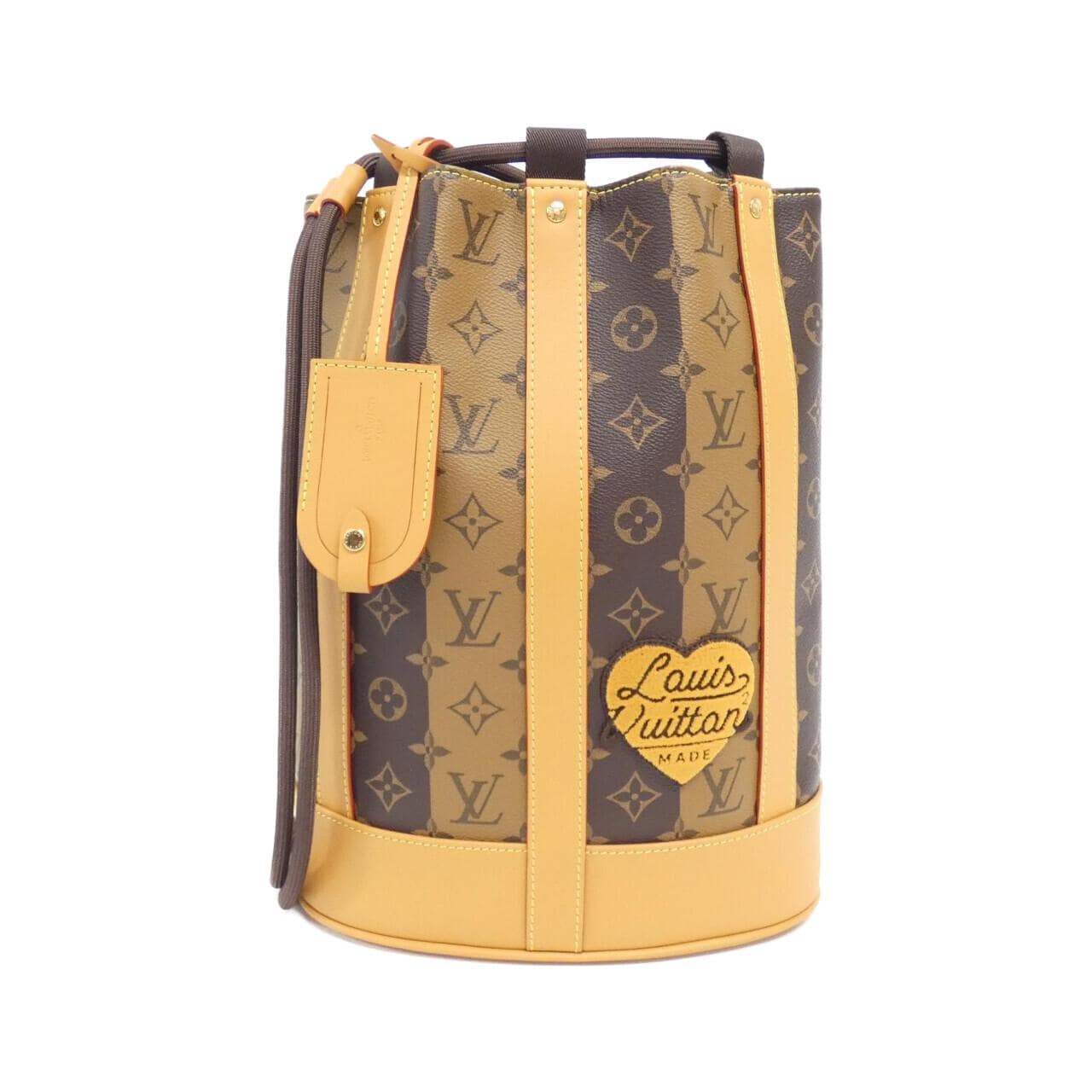 LOUIS VUITTON Monogram條紋（LV Squared）Randonnée 郵差包 M45968 單肩包