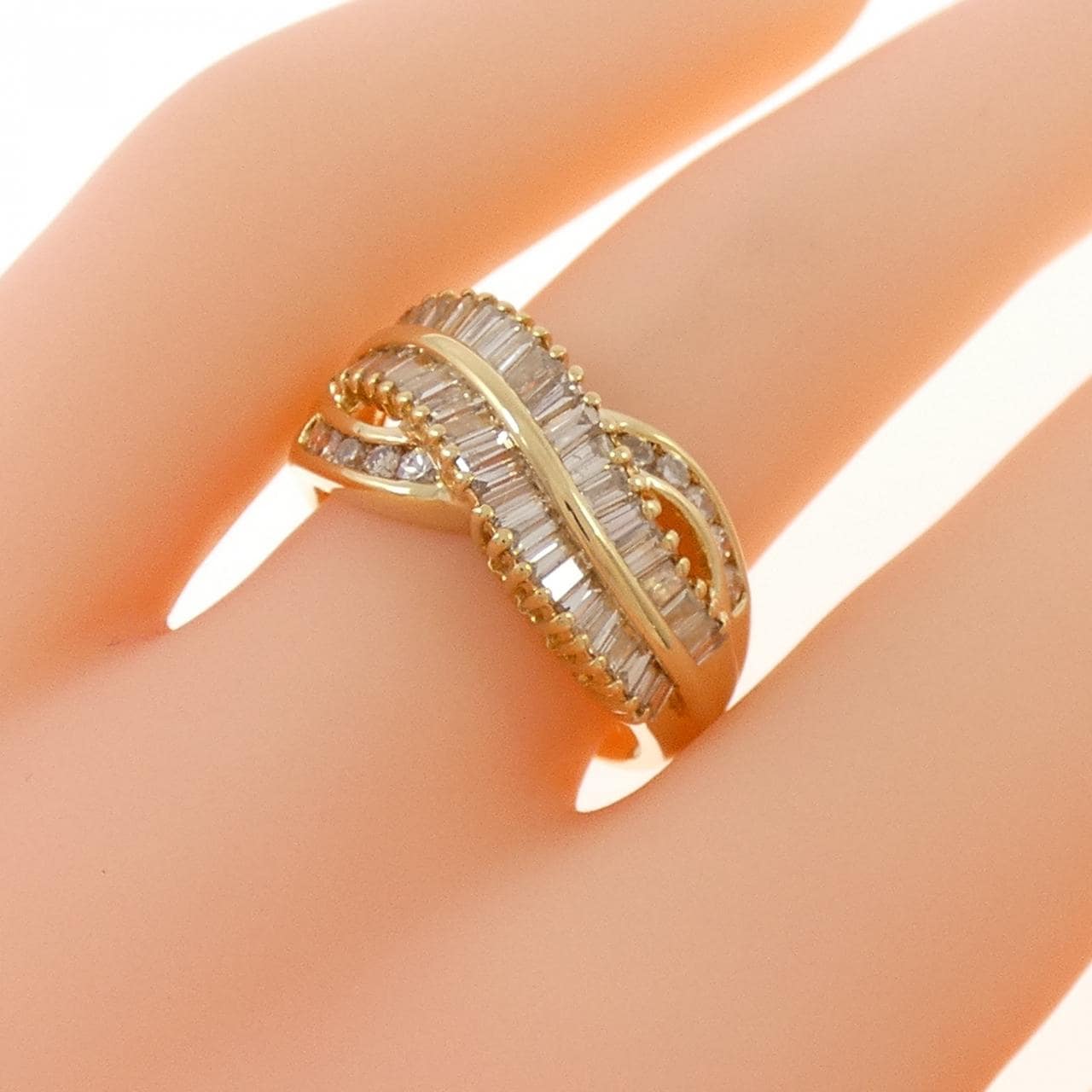 K18YG ダイヤモンド リング 1.00CT