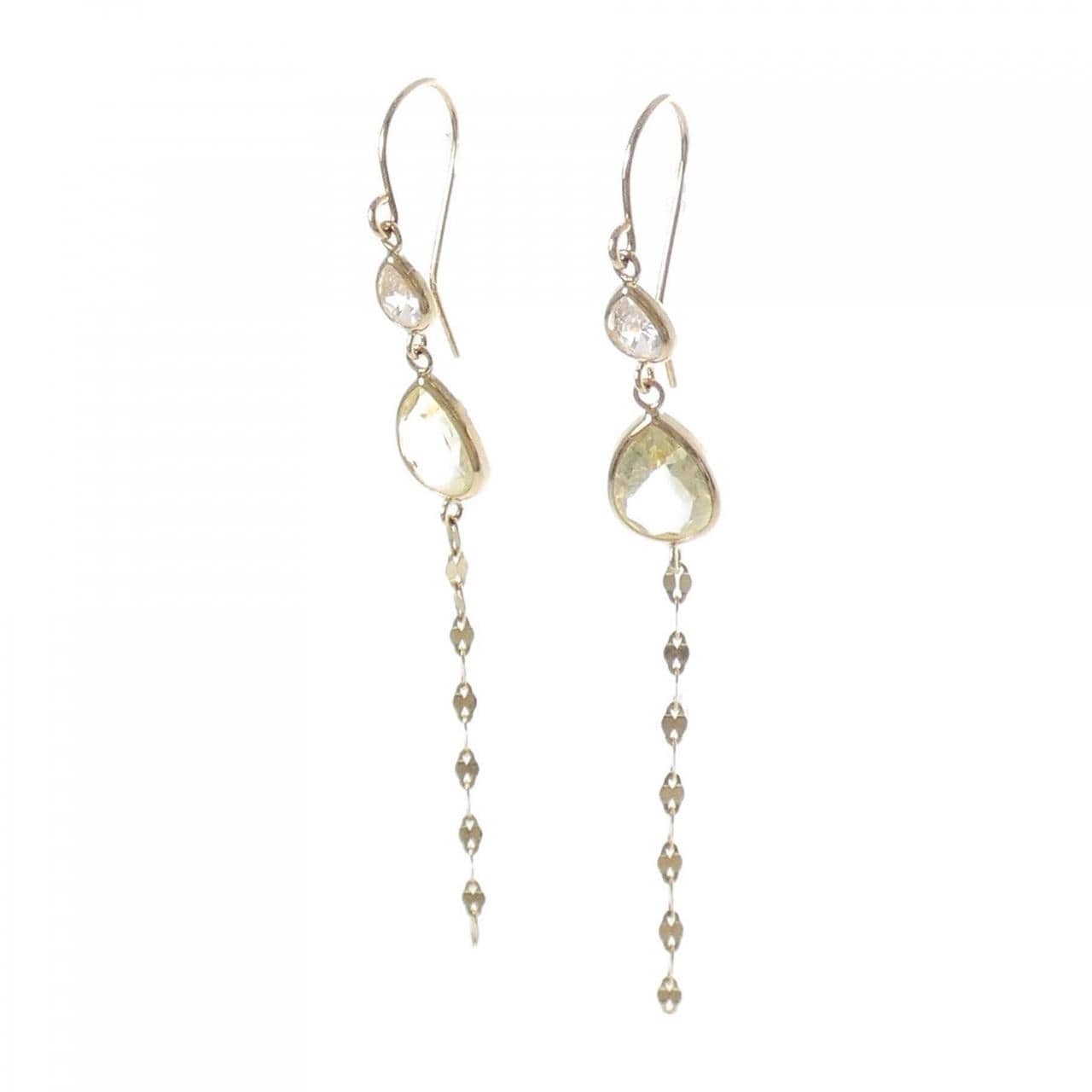 K10YG クオーツ ピアス