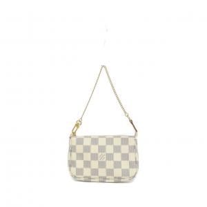 ルイヴィトン ダミエ アズール ミニ ポシェット アクセソワール N58010 アクセサリーポーチ