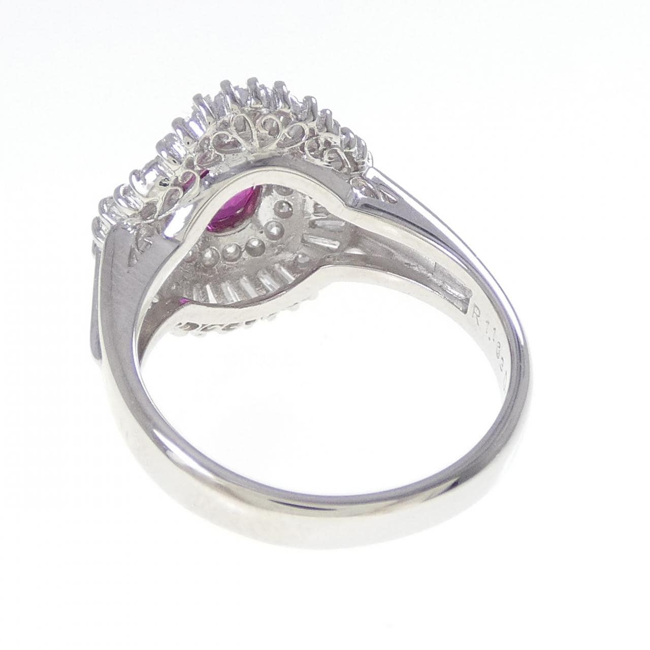 PT900 ルビー リング 1.103CT