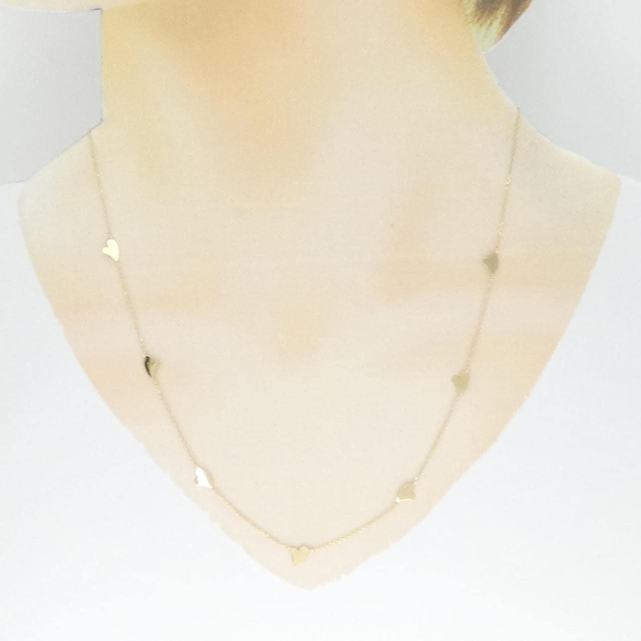 [BRAND NEW] K18YG heart necklace