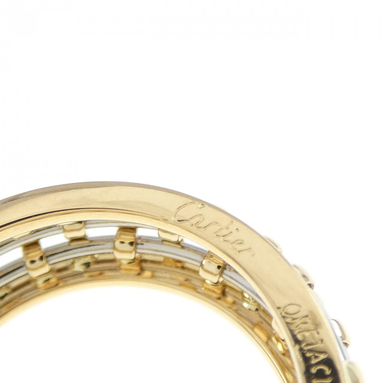 【ヴィンテージ】カルティエ 750YG/ST リング