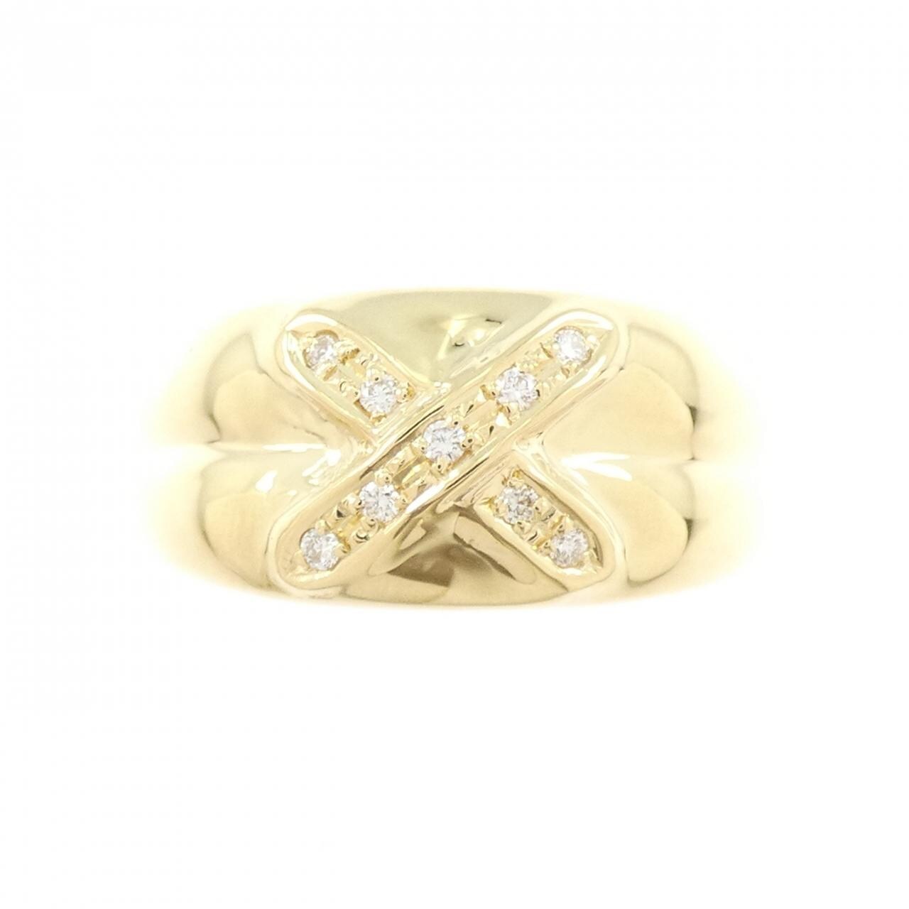 【新品】K18YG ダイヤモンド リング 0.09CT