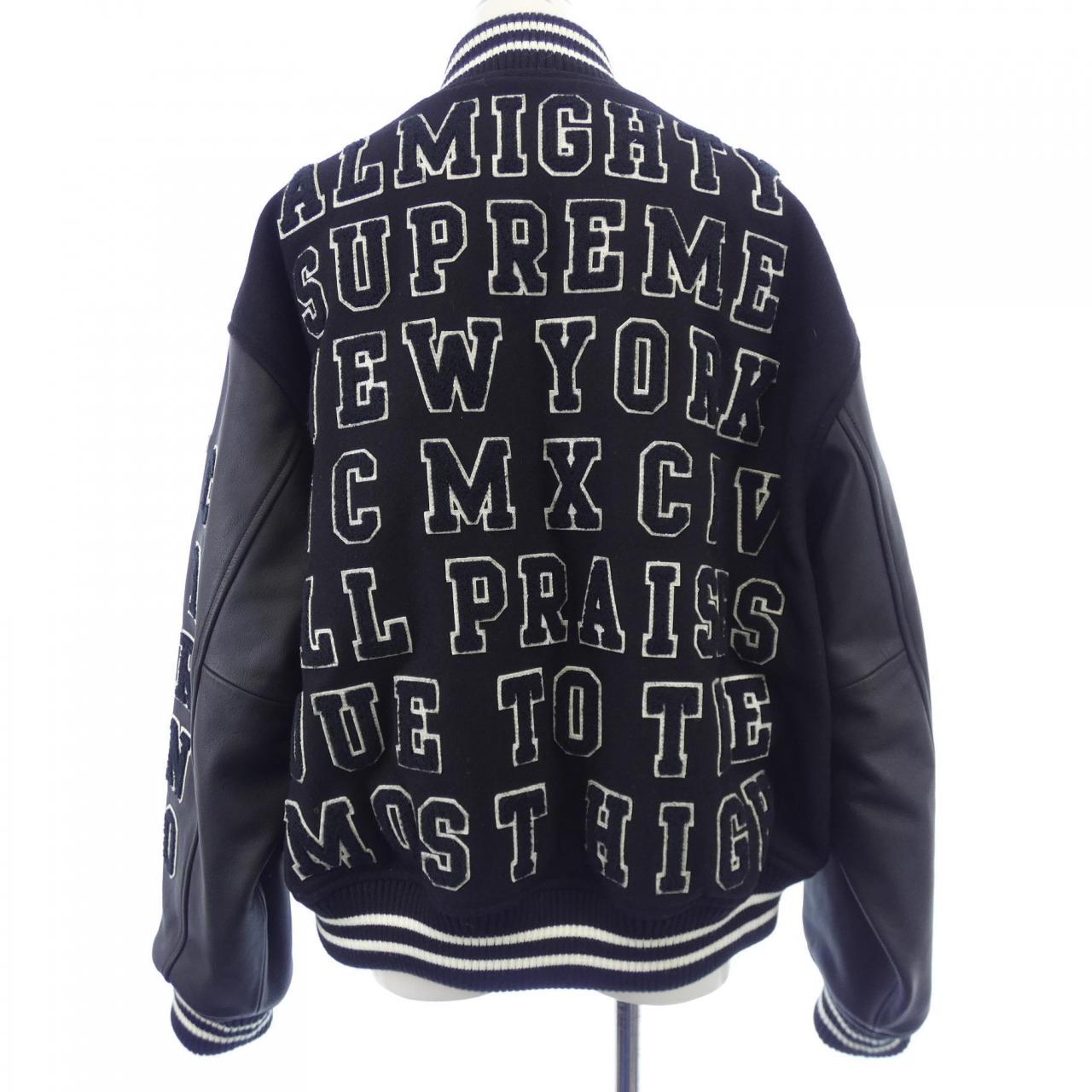 シュプリーム SUPREME Praises Varsity スタジャン