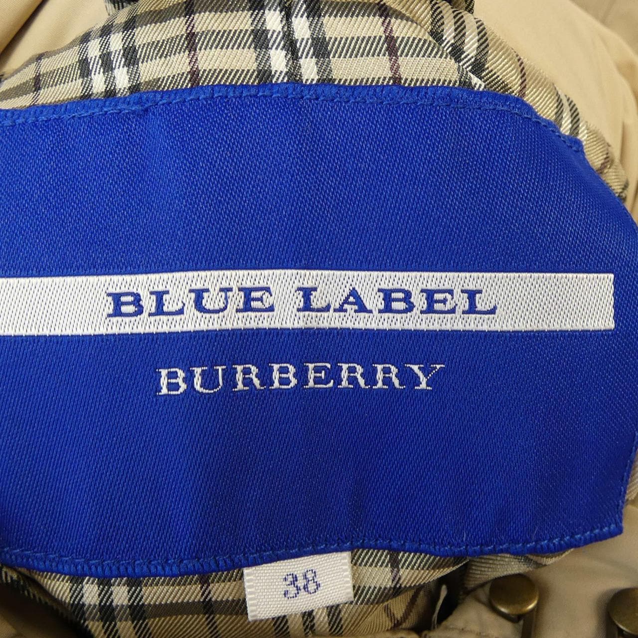 バーバリーブルーレーベル BURBERRY BLUE LABEL ダウンコート