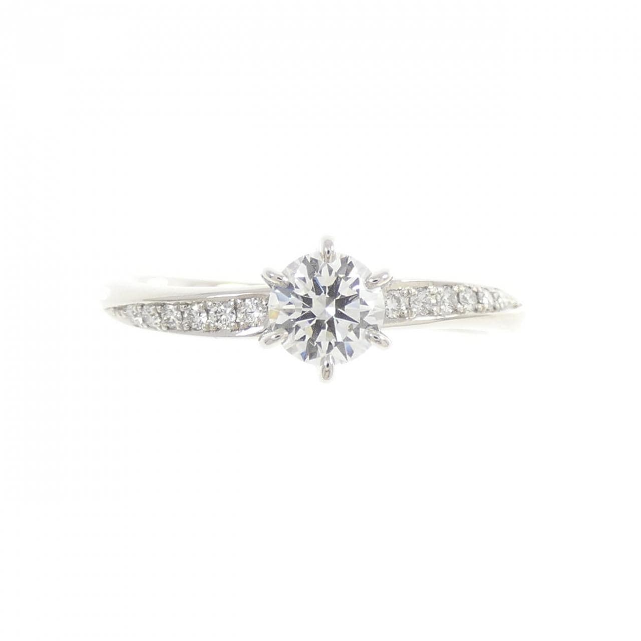 PT950 ダイヤモンド リング 0.31CT F VVS1 3EXT